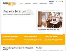 Tablet Screenshot of berlinlofts.com